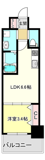 【間取り】 | クローバー・グランデ今里