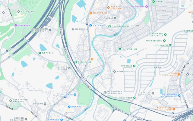神戸市垂水区名谷町　第2期　新築一戸建ての地図