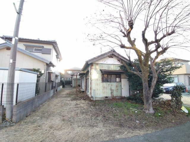 鴻巣市人形４丁目　売地の外観|現地。建物解体は売主様負担にて行います。