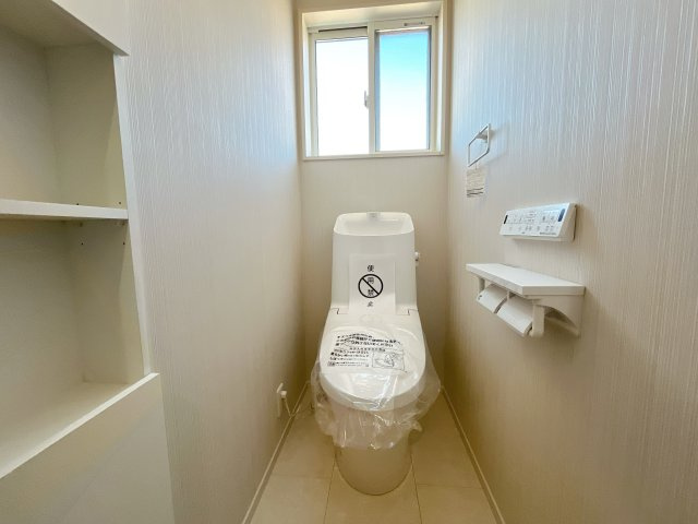 熊谷市新堀新田 新築戸建　全２棟のトイレ