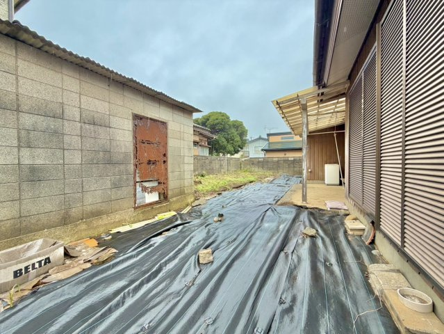鉾田市飯島中古物件の庭