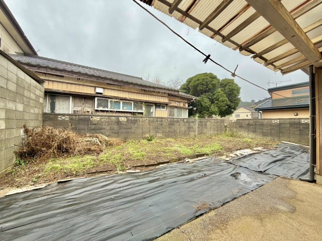 鉾田市飯島中古物件の庭