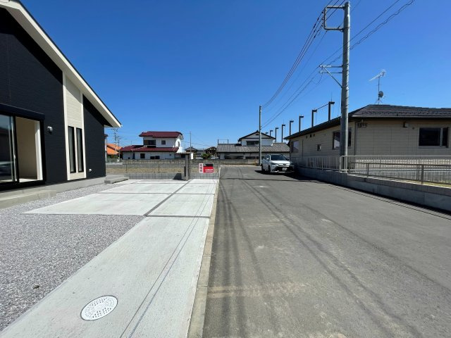 新築戸建・新築建売　桐生市相生町1丁目　桜木小・桜木中の前面道路含む現地写真