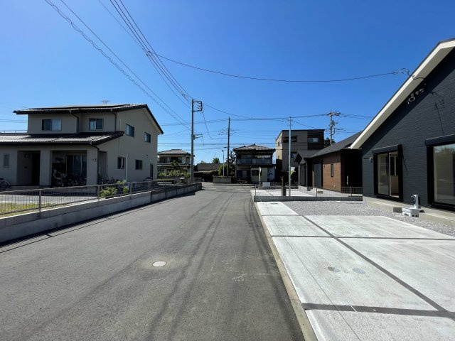 新築戸建・新築建売　桐生市相生町1丁目　桜木小・桜木中の前面道路含む現地写真