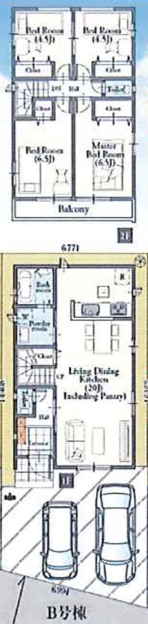 【新築住宅】さいたま市南区大谷口 全3棟の間取り