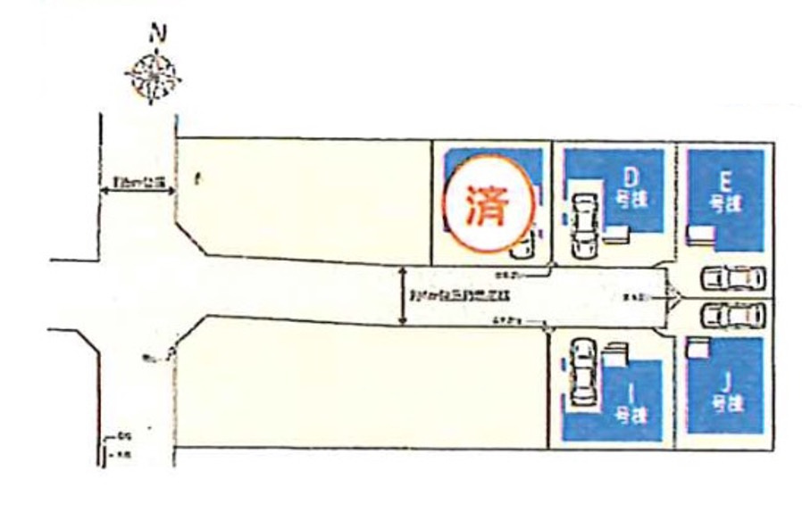 【新築住宅】さいたま市中央区新中里 全10棟の区画図
