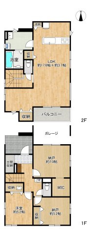 仙台市宮城野区萩野町2期の間取り
