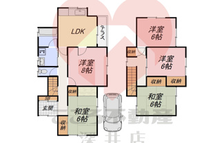 【間取り】 | 阪南市箱作戸建