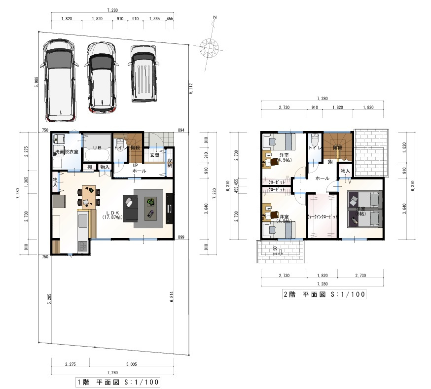 高知市介良乙 -建築条件付き-売土地の土地図