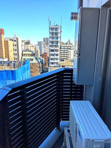 LUMIEC un KITAUENOの設備|9F、バルコニーからスカイツリー隅田川花火見えます