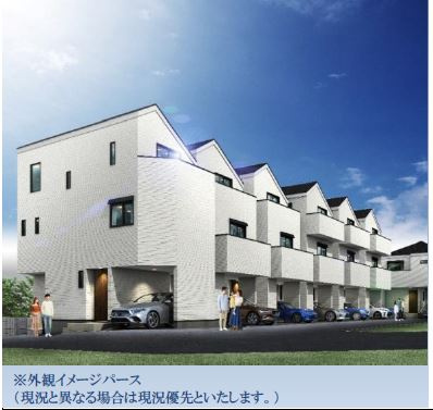 仲介手数料無料　横浜市磯子区丸山１丁目の外観パース