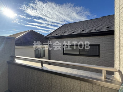 【展望】 | BLOOMING MAISON府中市押立町3号棟 | 洋室4.5帖側バルコニー
