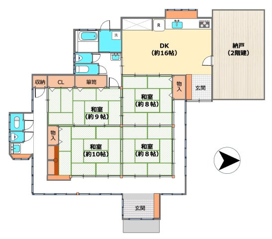 【間取り】 | 倉橋町の中古戸建て！