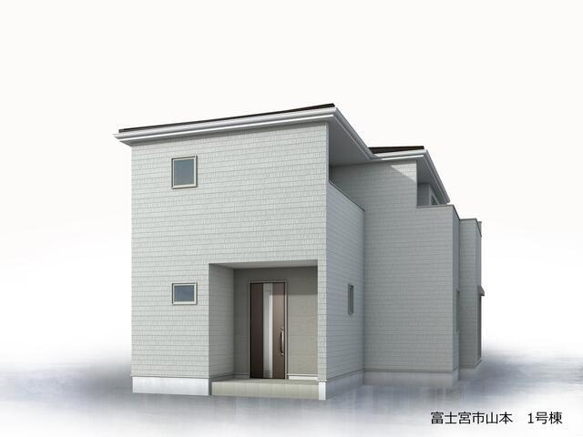 富士宮市山本の新築一戸建|完成予想図（外観） 
