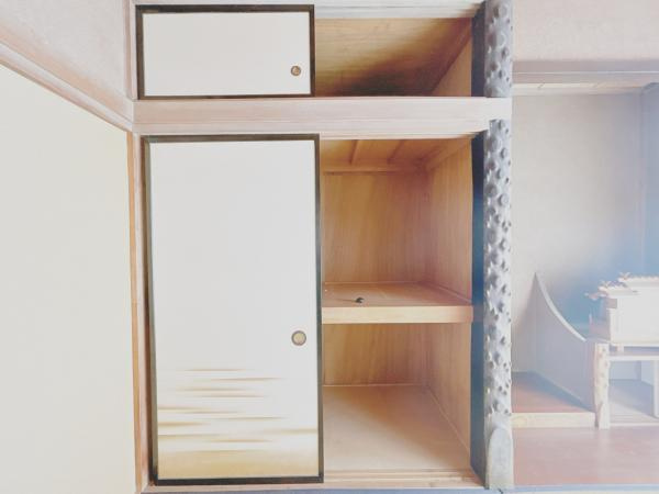 富士市伝法の中古一戸建|1階南東側8帖和室収納 