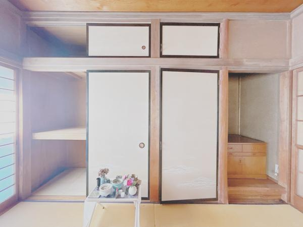 富士市伝法の中古一戸建|1階南西側8帖和室収納 
