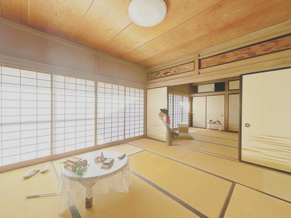 富士市伝法の中古一戸建|1階南東側8帖和室別角度 