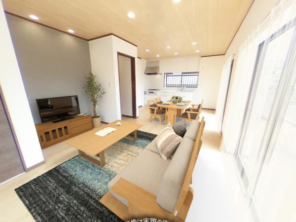 富士市吉原４丁目の中古一戸建|CG合成で家具を配置したイメー… 