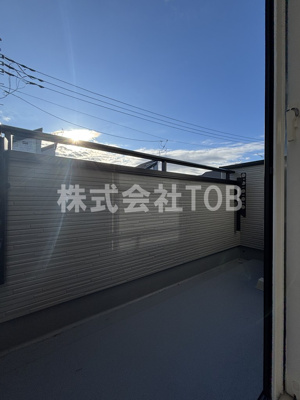 【バルコニー】 | BLOOMING MAISON府中市押立町2号棟 | 洋室7帖側バルコニー