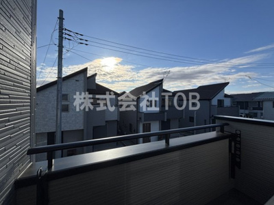 【展望】 | BLOOMING MAISON府中市押立町2号棟 | 洋室7帖側バルコニー