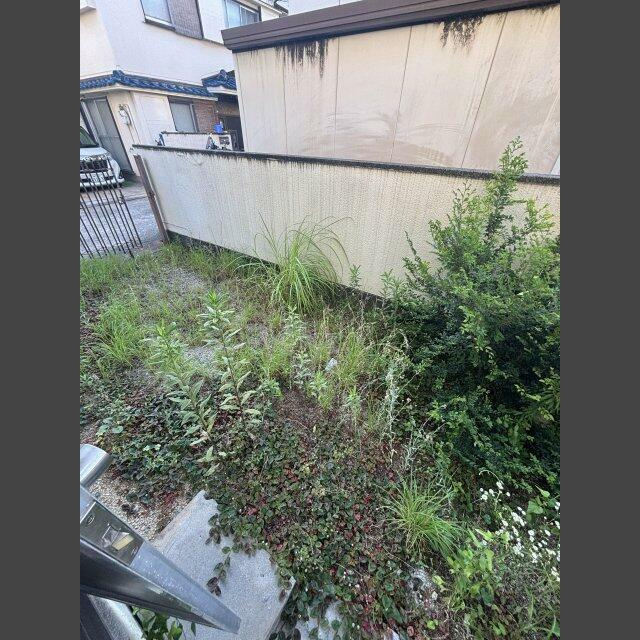 岡本８丁目貸家の庭
