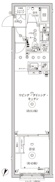 ＣＲＥＡＴＩＦ池袋の間取り