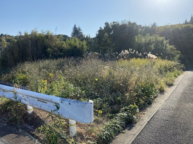 大任売地の前面道路含む現地写真