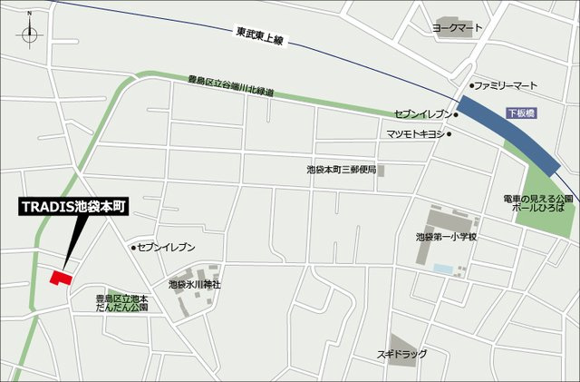 ＣＲＥＡＴＩＦ池袋本町の地図