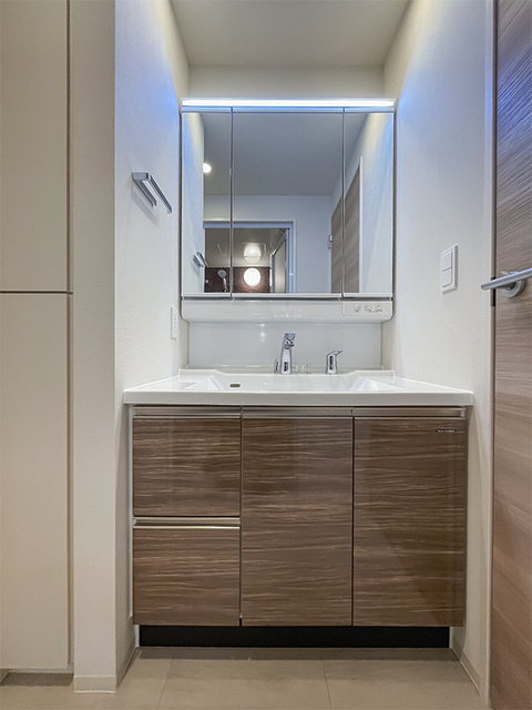 フロンティアレジデンス錦糸公園の洗面所|※写真は同タイプ住戸です。