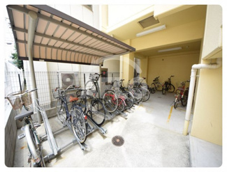 【その他共用部分】 | ドゥエリング上汐　屋根付き駐輪場