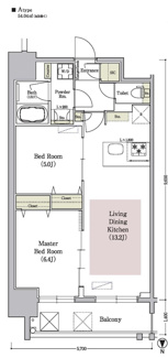 【間取り】 | アーバネックス南新町 | アーバネックス南新町　間取り