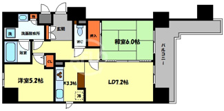【間取り】 | ダイアパレス玉造公園　玉造小学校区 | ダイアパレス玉造公園　間取り