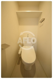 【トイレ】 | プレサンス天王寺ノースヴィアーレ | プレサンス天王寺ノースヴィアーレ　温水洗浄便座