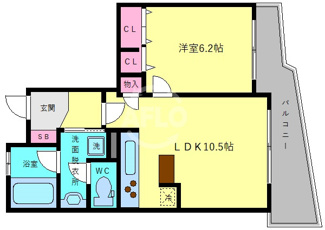 【間取り】 | カスタリア阿倍野 | カスタリア阿倍野　間取り