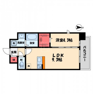 【間取り】 | Quintet NAMBA | レジュールアッシュNAMBA　間取り