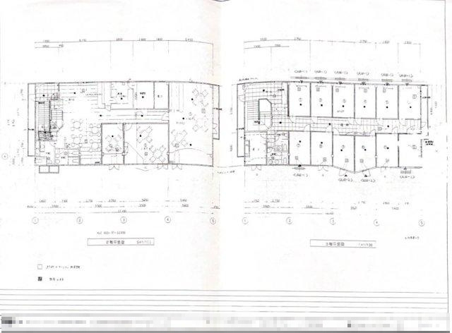 【間取り】 | 楠町南川店舗事務所N 2階3階