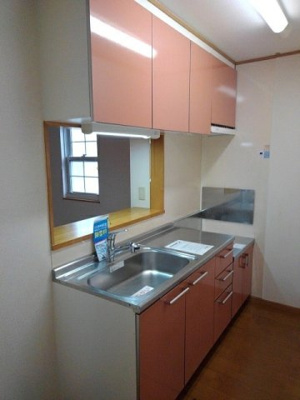 【キッチン】 | サンフラワーＢ | きれいなキッチンです