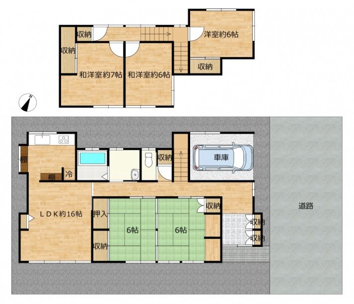新潟市東区河渡3丁目の居間・リビング
