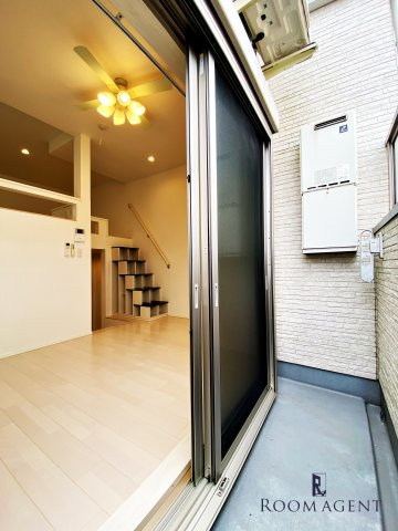 ハーモニーテラス西日置のバルコニー