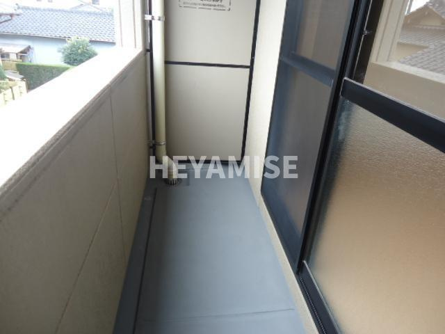 グレイスAのバルコニー|※室内画像は類似物件のもの