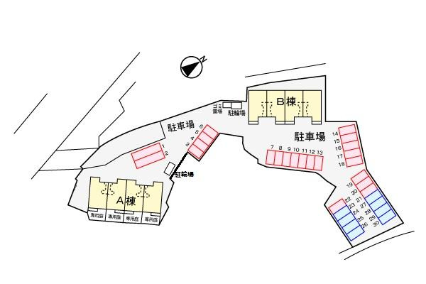 ブリアン・メゾンBの区画図