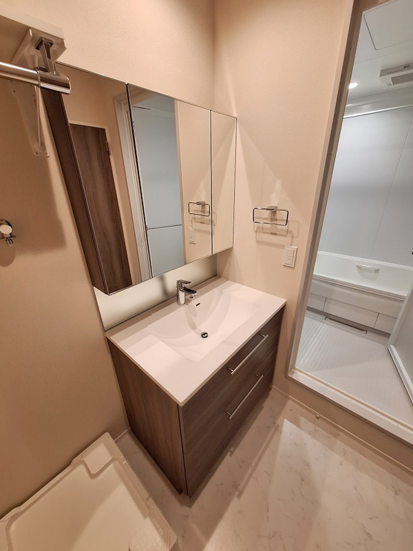 ジュモー大宮の独立洗面台