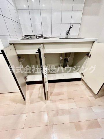 エスリード江坂江の木町のキッチン|キッチン下収納