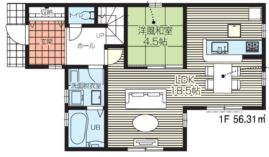 【仲介手数料無料】清瀬市中里第６全３棟２号棟　清瀬の新築住宅なら西武ハウジング