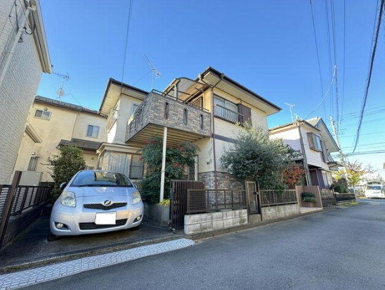【中古】川越市今福中古住宅の外観|しっかりとメンテナンスされた綺麗な住宅です