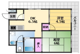 【間取り】 | 第2ミツルマンション