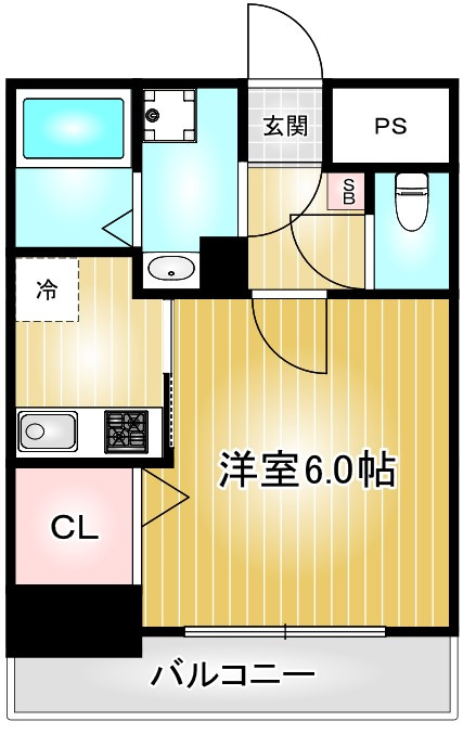 エスリードレジデンス上前津フロント|名古屋市の賃貸ならMy賃貸の間取り|エスリードレジデンス上前津フロント