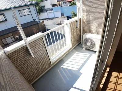 【バルコニー】 | オードピュールⅠ | 陽当たり良好なバルコニーです