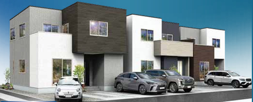 駿河区中島22期(6棟)　5号棟の外観パース|外観パース