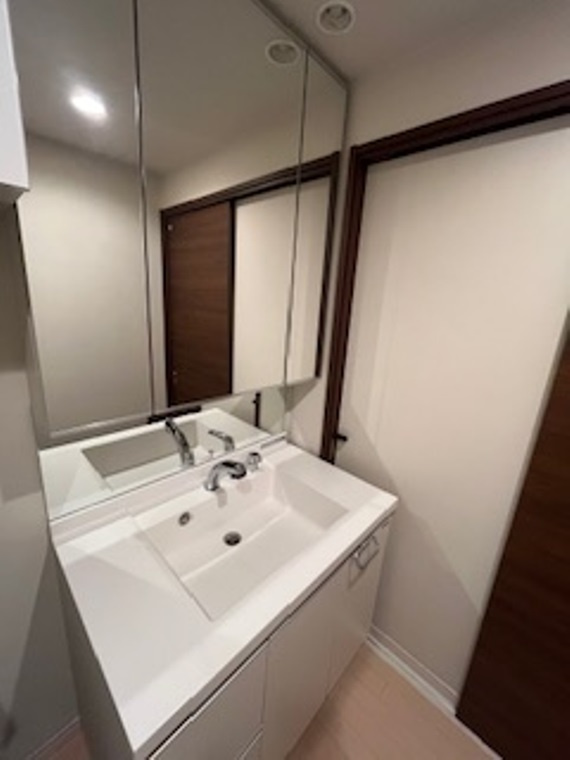 幸町戸建の洗面所